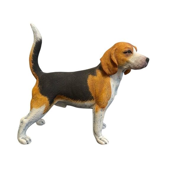 Vintage Beagle Dog Figurine By Andrea Sadek Made in Japen #7733 - Picture 1 of 5